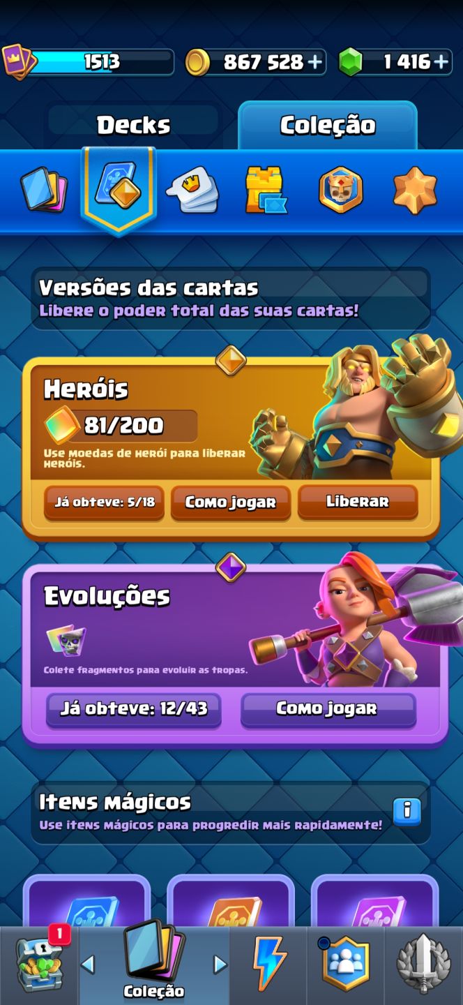 MAIS BARATA E MELHOR CONTA CLASH ROYALE (ARENA SAZONAL)