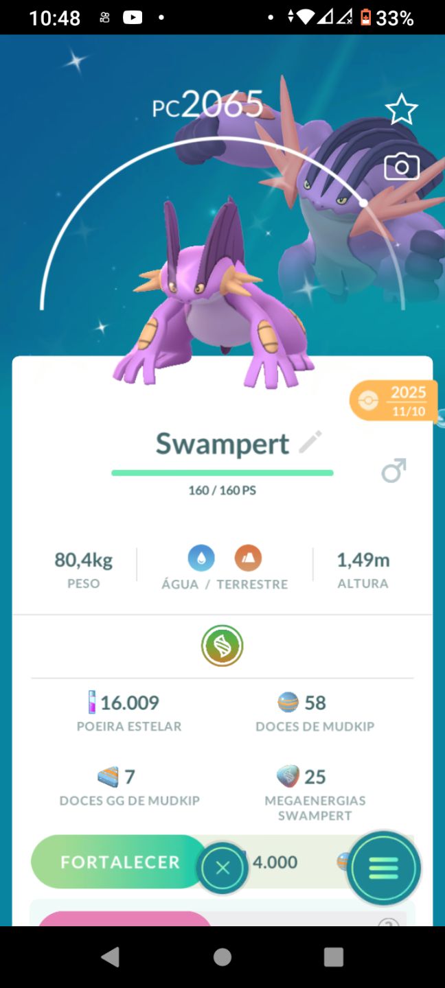 CONTA POKÉMON GO | LV 37 | 15 LENDÁRIOS | 10 SHYNIES