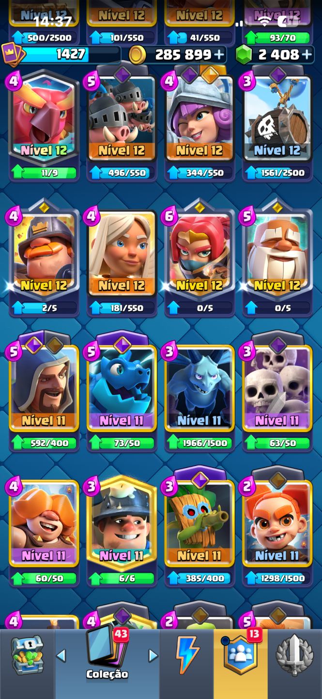Conta de clash Royale 10 k troféus