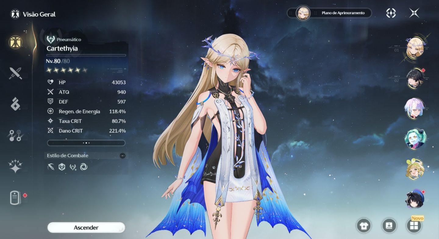 Cartethyia S4+Arma,Lucy S1+Arma, Rebecca S0+Arma. Pit Alto!