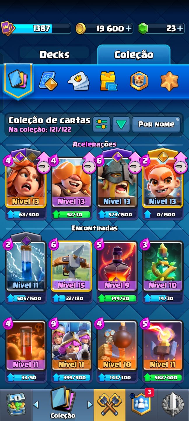 Conta de Clash 7k