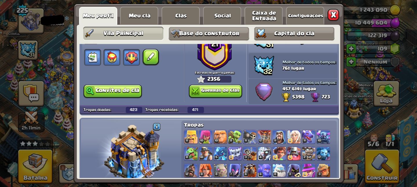 Conta cv18 bem upada!