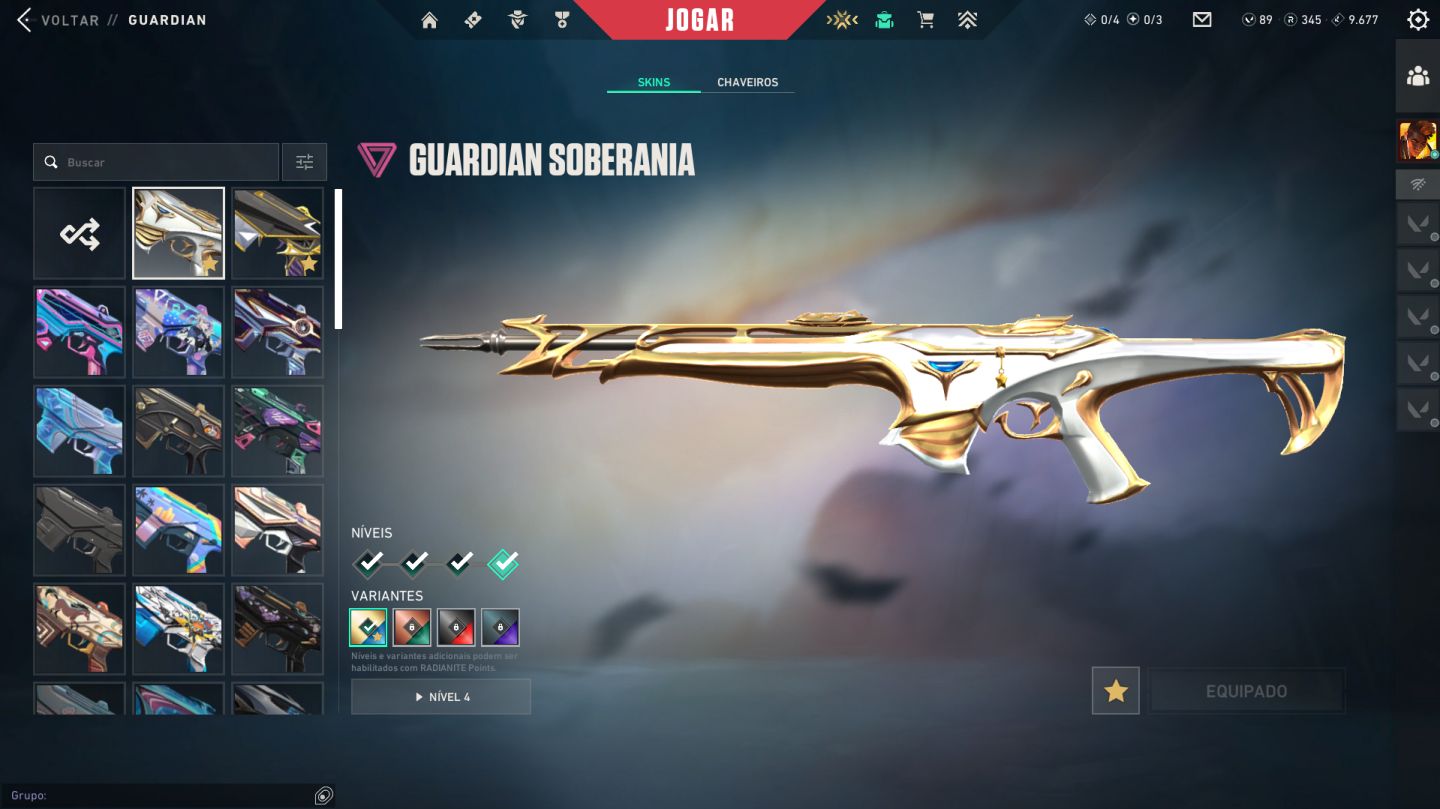 Conta Valorant | 3 Skins do champions +192 SKINS | Dima3 | Lvl338 | 4K investido