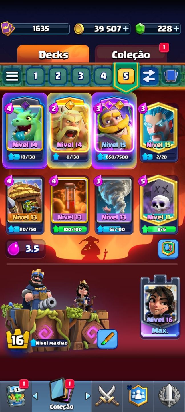 Conta de clash royale top, bem upada, alto nível e pronto pra uso.