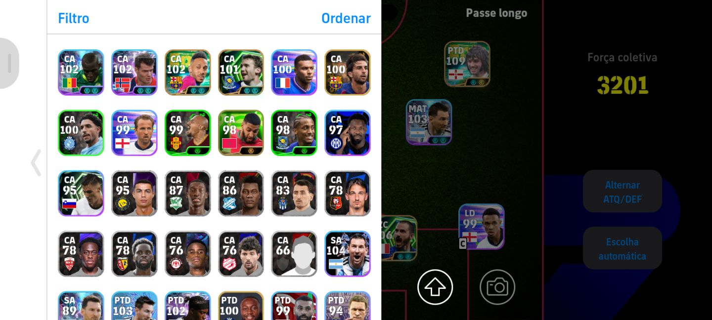 CONTA EFOOTBALL NEYMAR - GEORGE BEST - DESAILLY