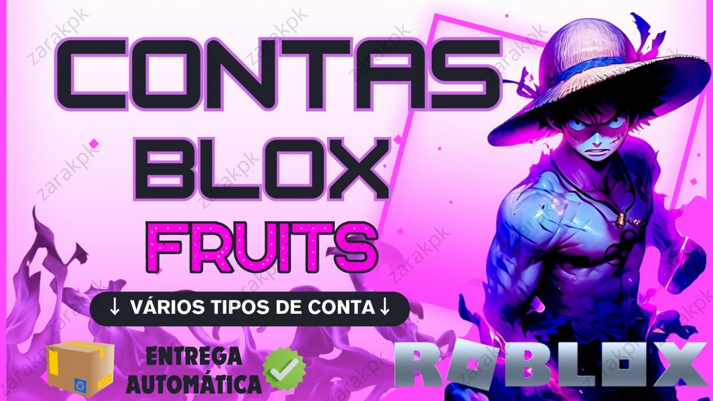 Contas Blox Fruits, Roblox /( vários Tipos de Conta)