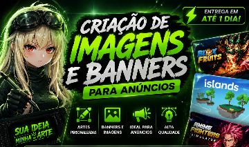 Criação de imagens, banners e capas para anúncios