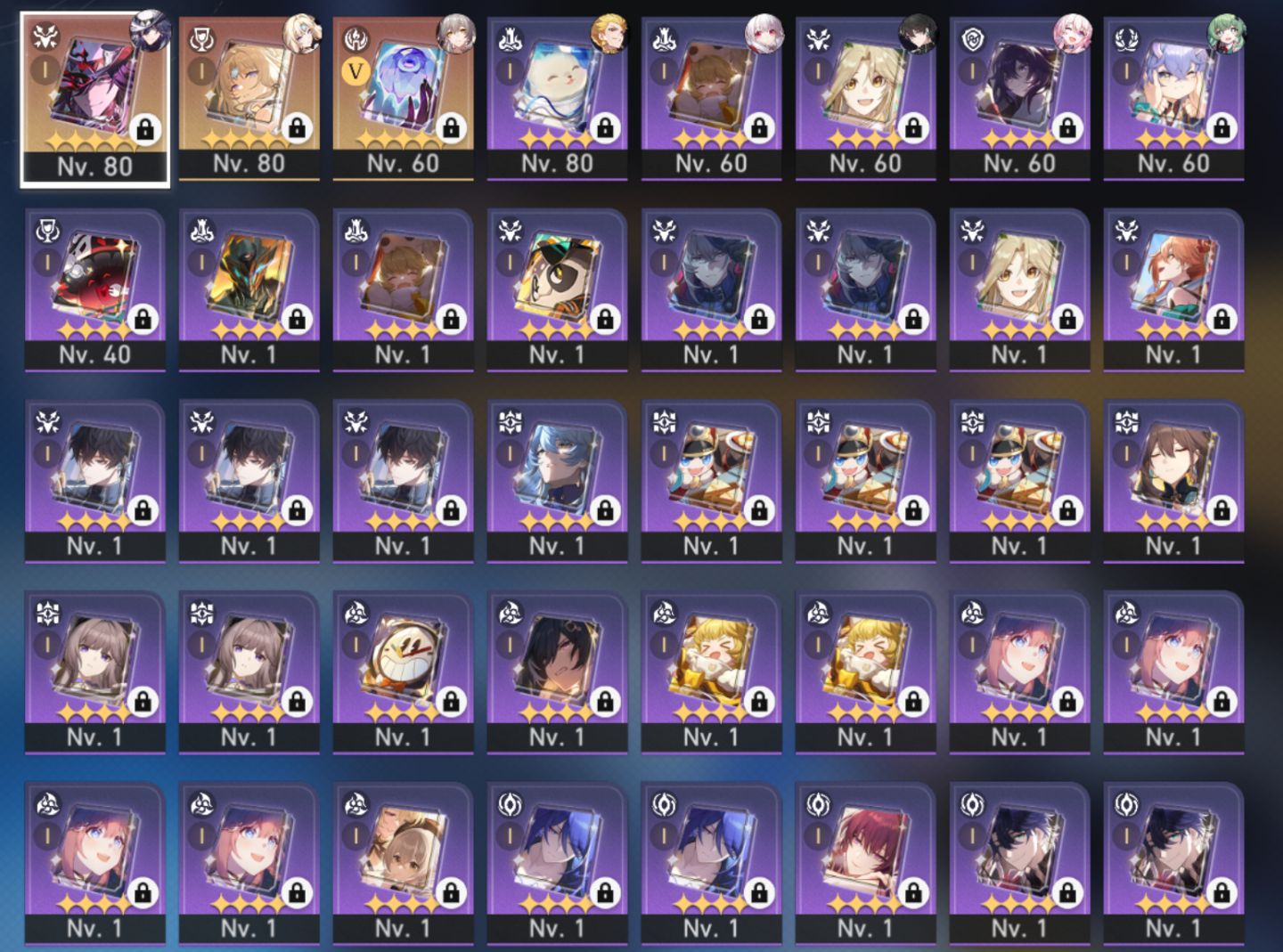 HSR conta com Ashveil E1s1, Pearl E0s1, Huohuo