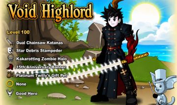 CONTA AQW 15 ANOS / 2 DONATED PRA USAR / CLASSES ENDGAME / ITENS RAROS