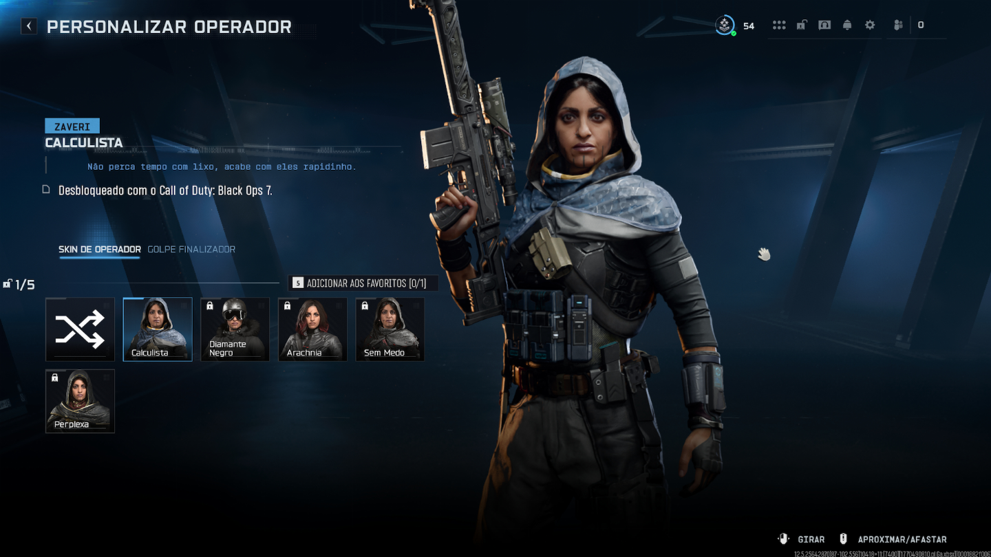 CONTA WARZONE - OPERADORES - PEDRA SANGUÍNEA - FULL ACESSO