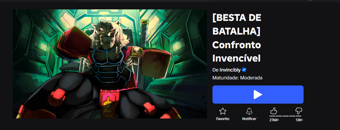 [BESTA DE BATALHA] INVINCIBLE SHOWDOWN - CONFRONTO INVENCÍVEL (GAMEPASS)(ROBLOX)