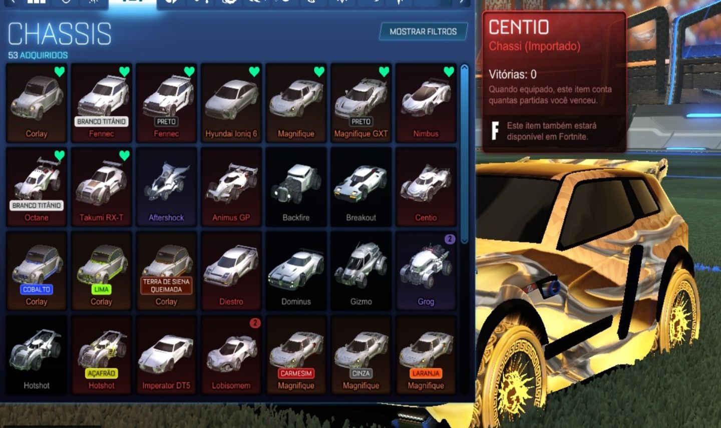 Conta Rocket League | Octane TW, Fennec TW/Preto, Apex TW + 1000 Créditos