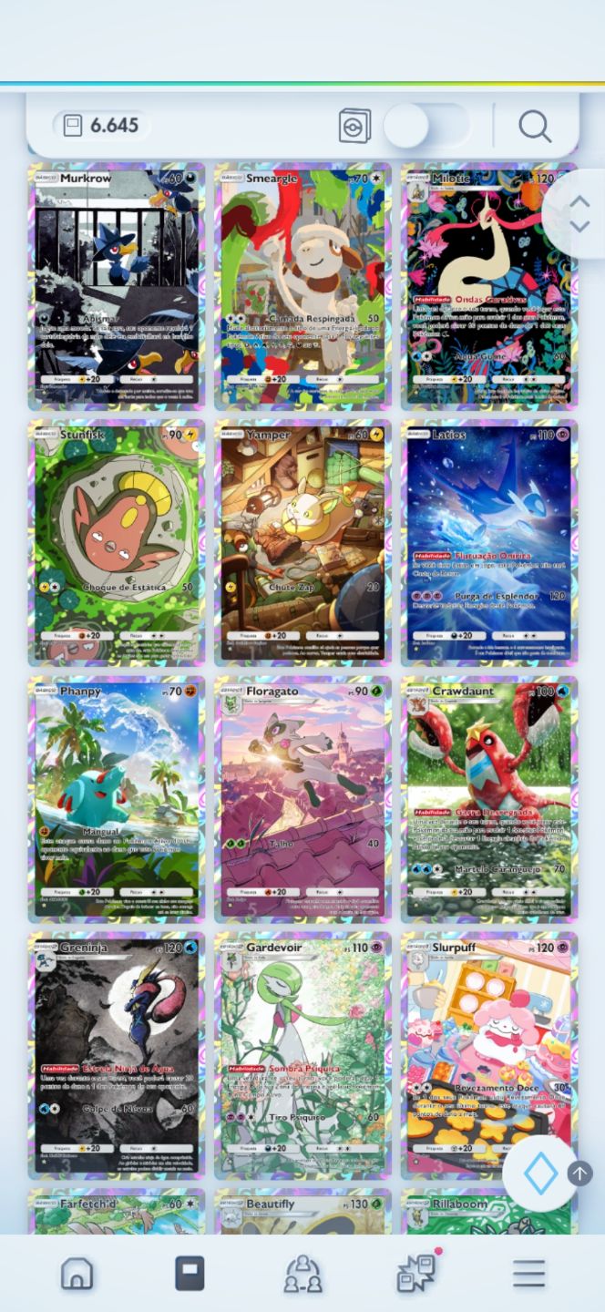 CONTA RARA POKÉMON TCG POCKET