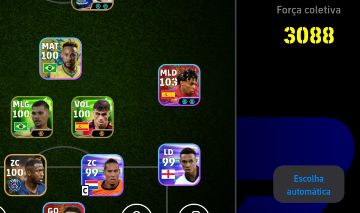 CONTA TOP DE EFOOTBALL INICIANTE
