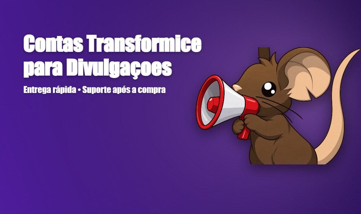 Contas Transformice para Divulgaçoes! Perfis zerados apenas para divulgar