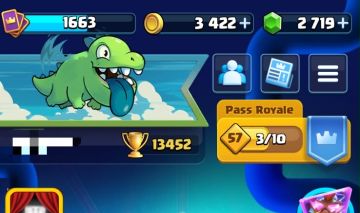 Conta Clash royale 13.5k trofeus com varias cartas lvl 16