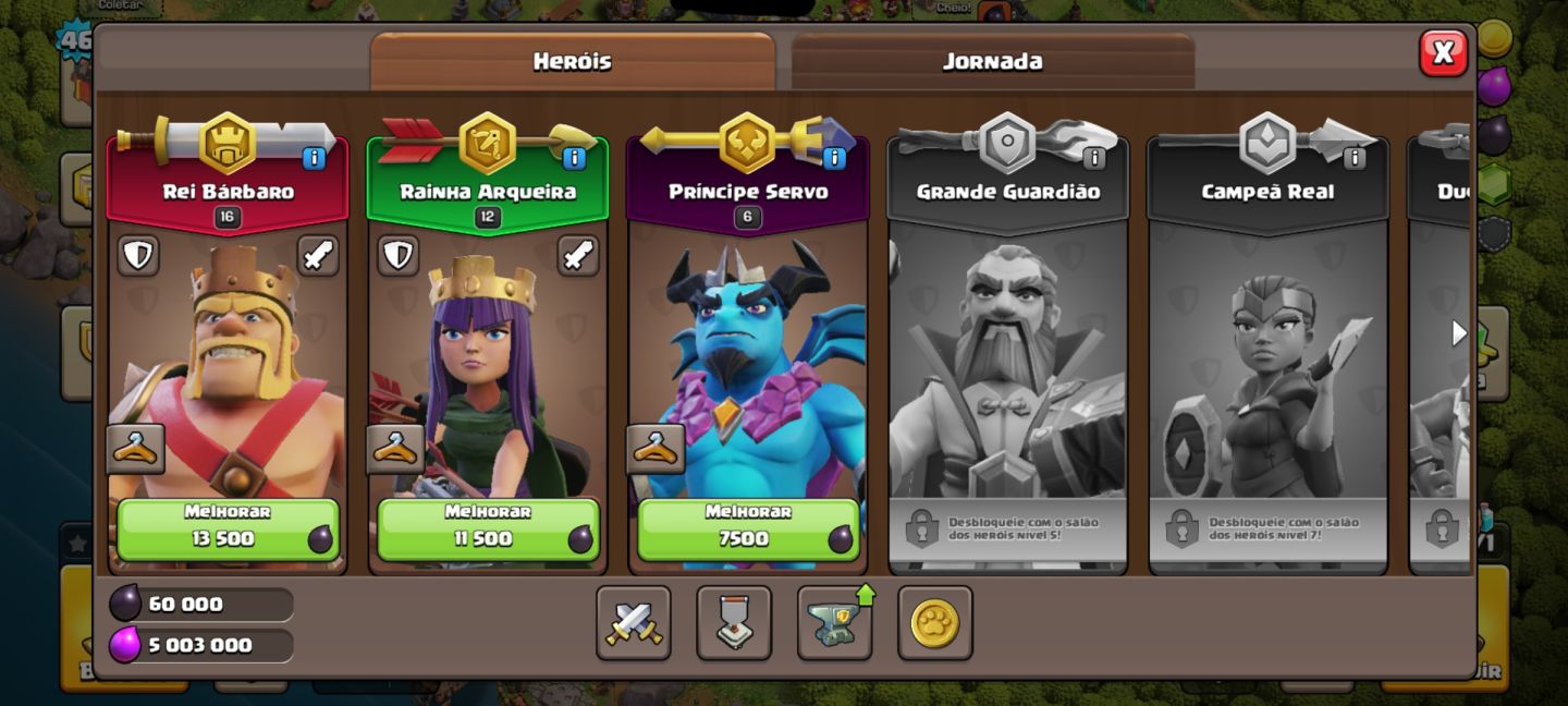 Clash of Clans vila CV10 upada