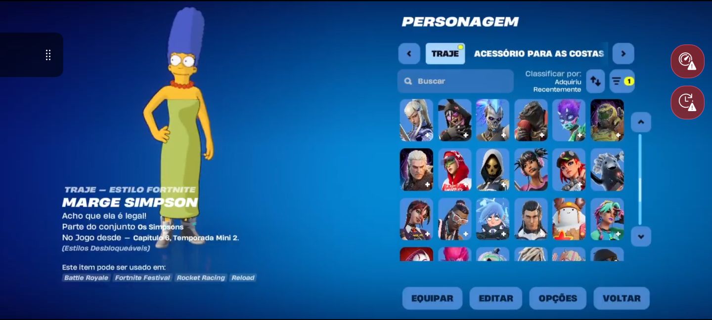 Conta excelente de fortnite, com skins tryhards, picaretas tryhards, 1000 vbucks