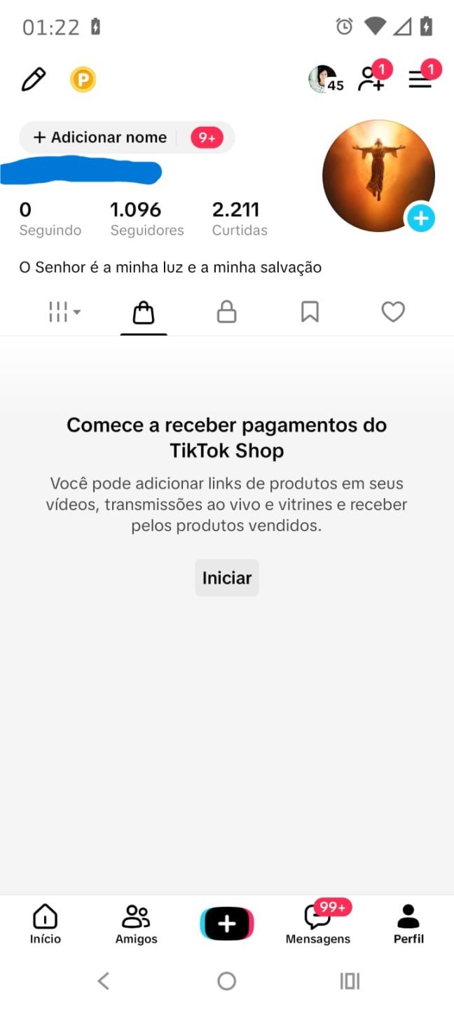 CONTA TIKTOK 1,0K SEGUIDORES, SHOP APROVADO | NICHO PROSPERIDADE | SEM DOC