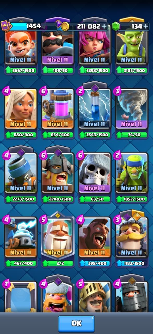 CONTA CLASH ROYALE - CONTA DE 2017 - FULL ACESSO