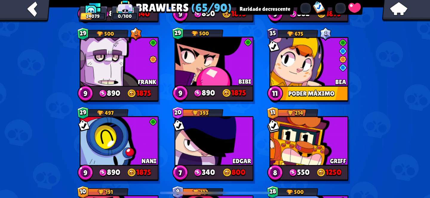 Conta Brawlstars 2018 24000 troféus