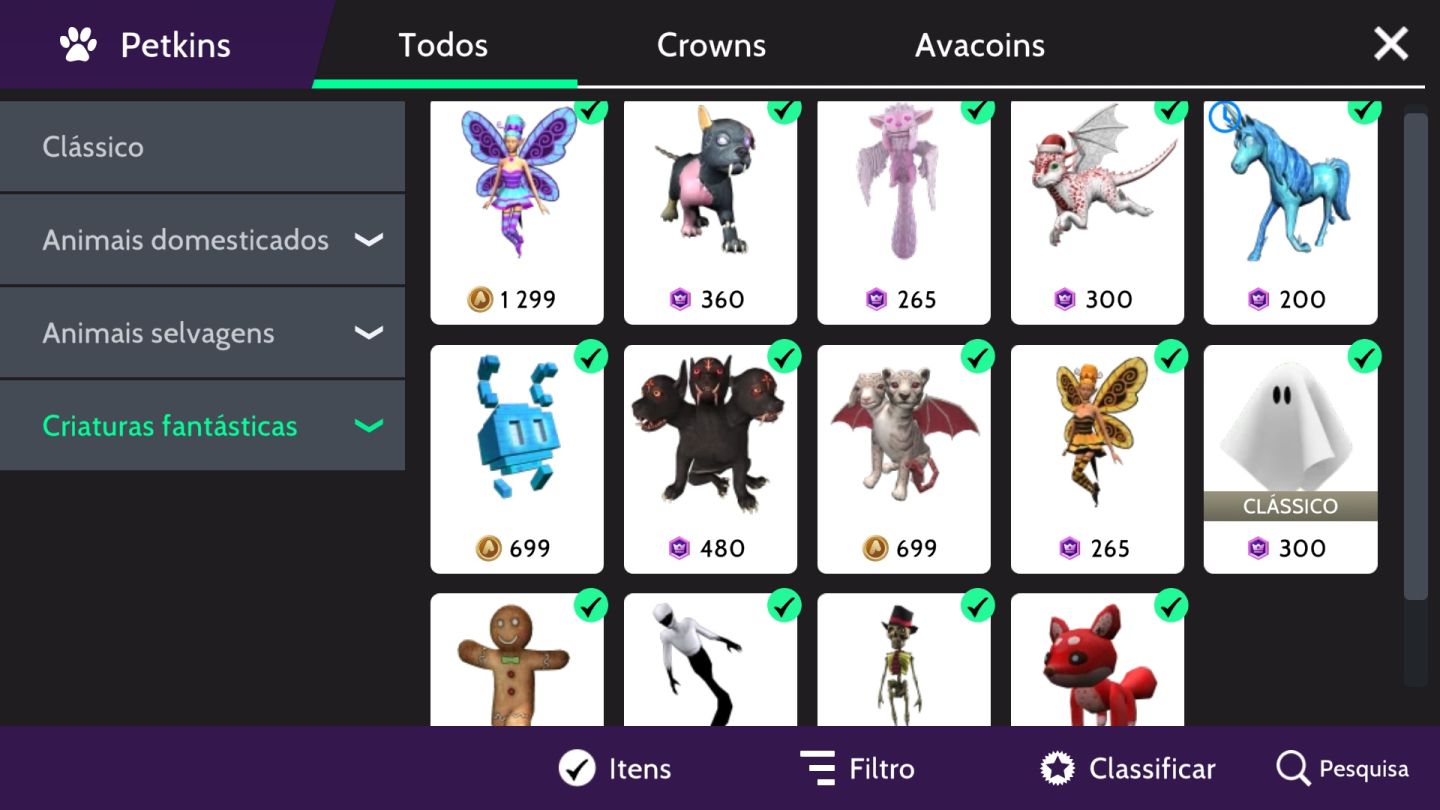 CONTA AVAKIN DE 8 ANOS A VENDA NIVEL 41