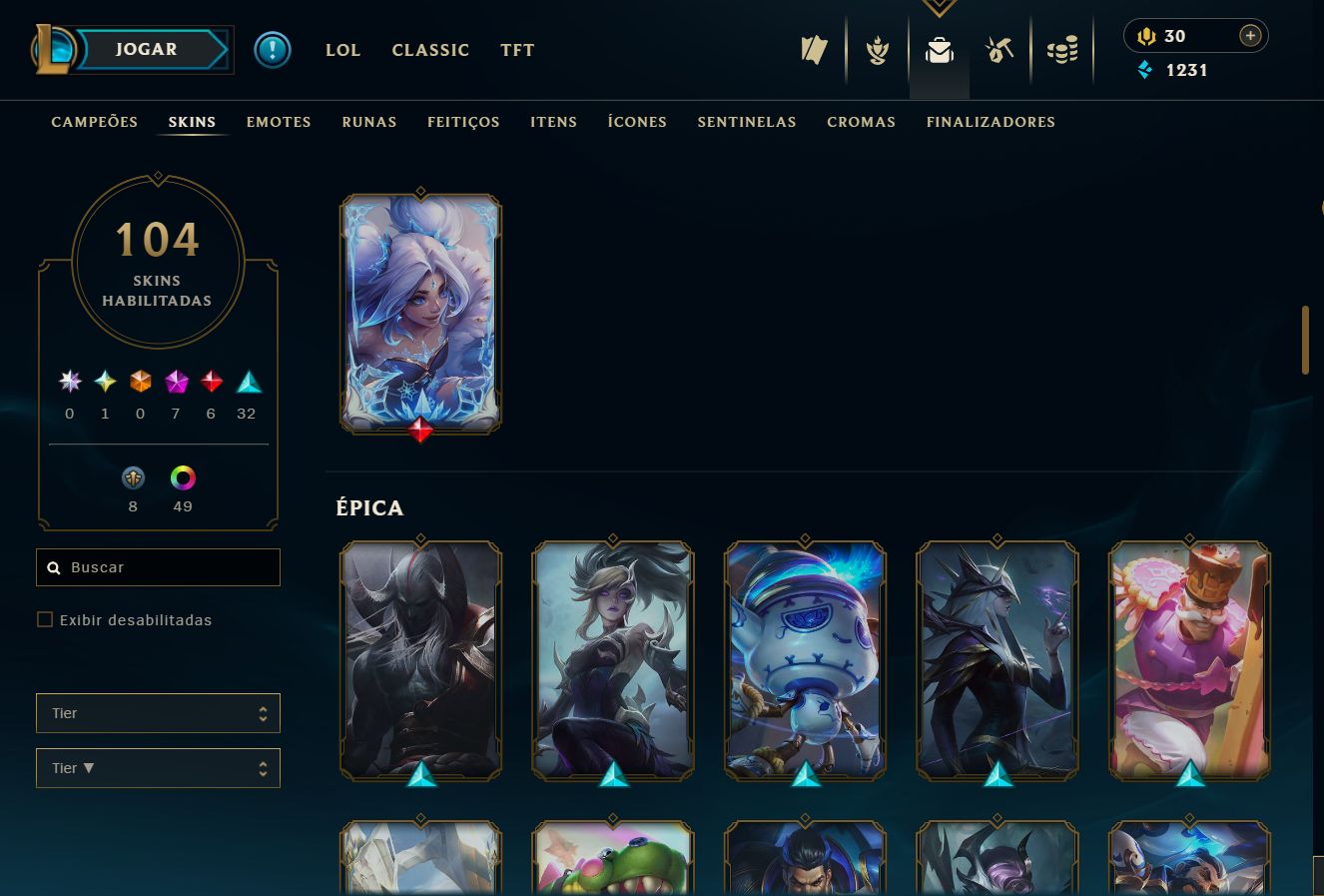 Conta por 1.300R$ / Viego Reinado Espectral + Nami Sombras + Aurelion Arquiteto!