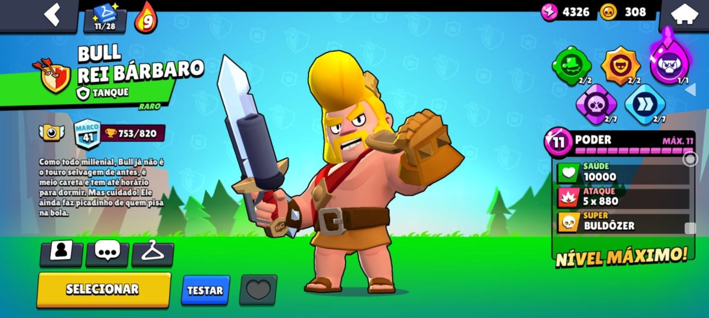 Conta rara com bastante Eskins e muito+