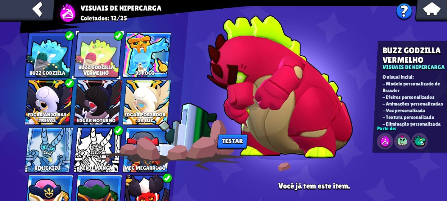BRAWL STARS 67K TROFÉUS | CONTA 2020 | TODOS OS BRAWLERS | SKINS RARAS