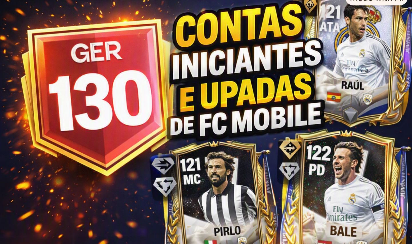 (MAIS VENDIDO) EA FC - FIFA (MOBILE) GER 118 Á 130 UPADAS E INICIANTES
