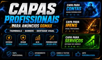 CAPAS PROFISSIONAIS PARA ANÚNCIOS GGMAX