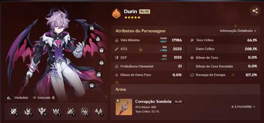 Conta genshin impact + conta de honkai star, rail Ar maximo