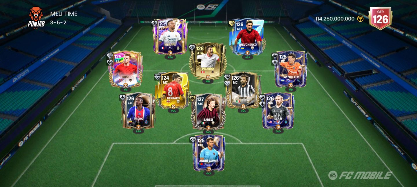 CONTA EA SPORTS FC MOBILE | GER 126 | VALOR DE 114,2 BI | TRÍPLICE CAMPEÃO DE F