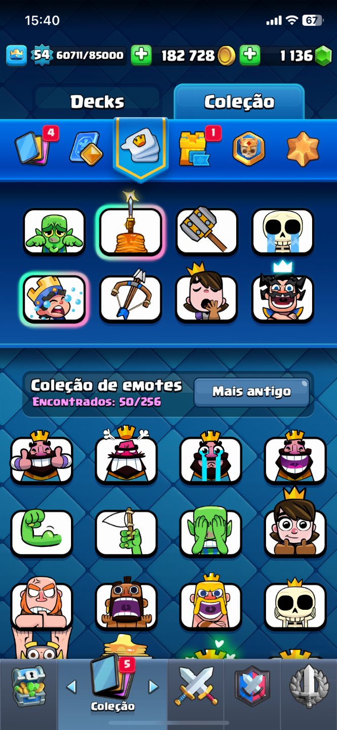 Conta De Clash Royale + Clash Of Clans Pra sair logo