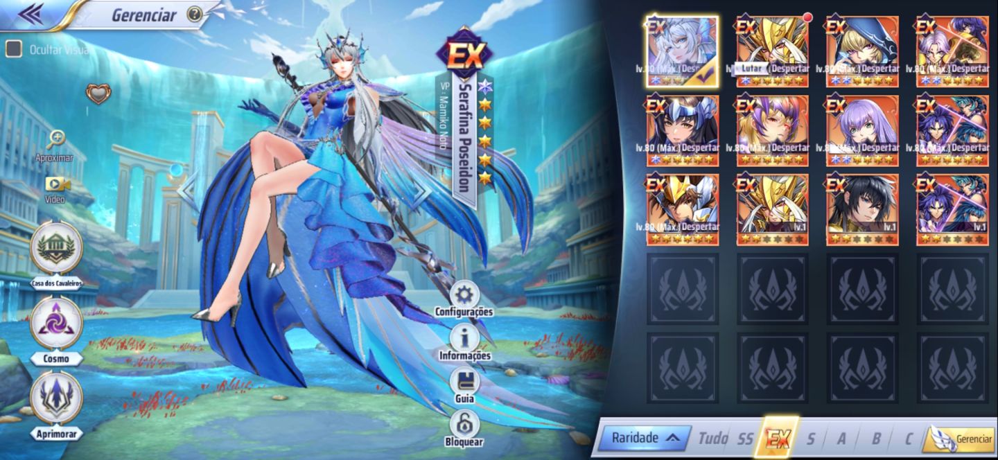 Conta Saint Seiya Awakening a-116 6 anos free