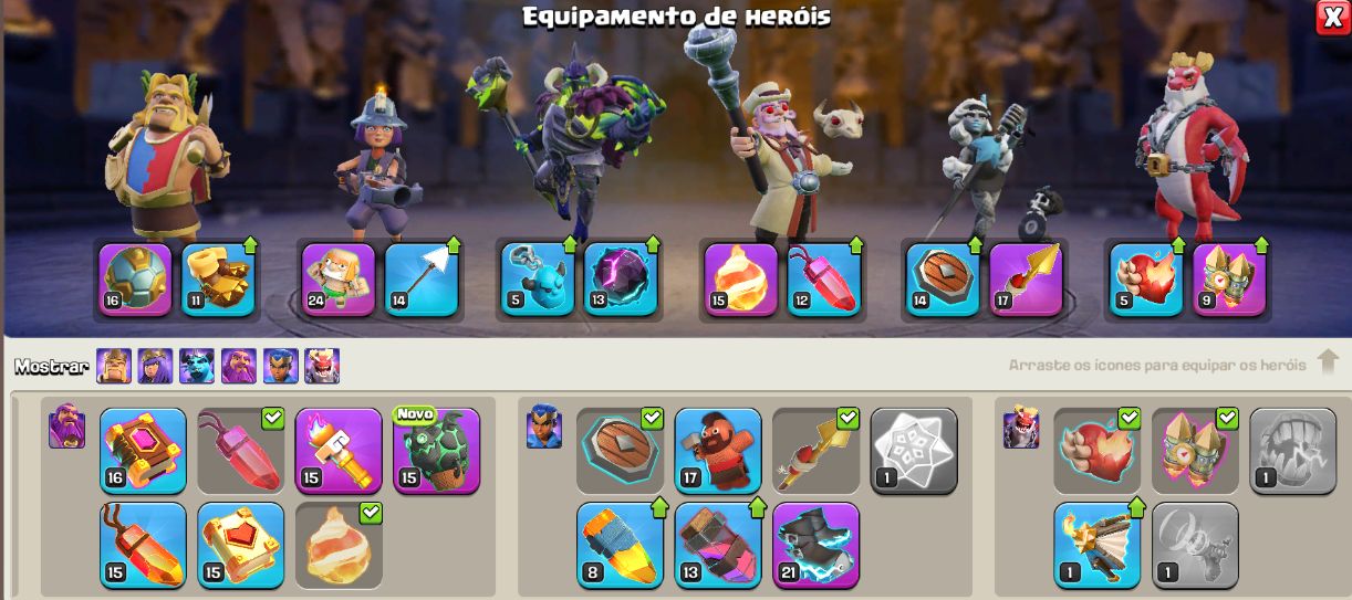 CONTA CLASH OF CLANS CV15 FULL