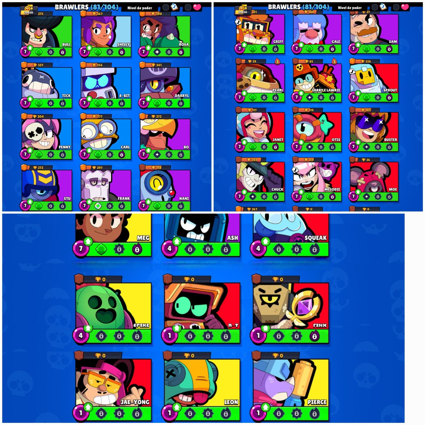 Melhor venda de conta de Clash Royale + Brawl Stars!!