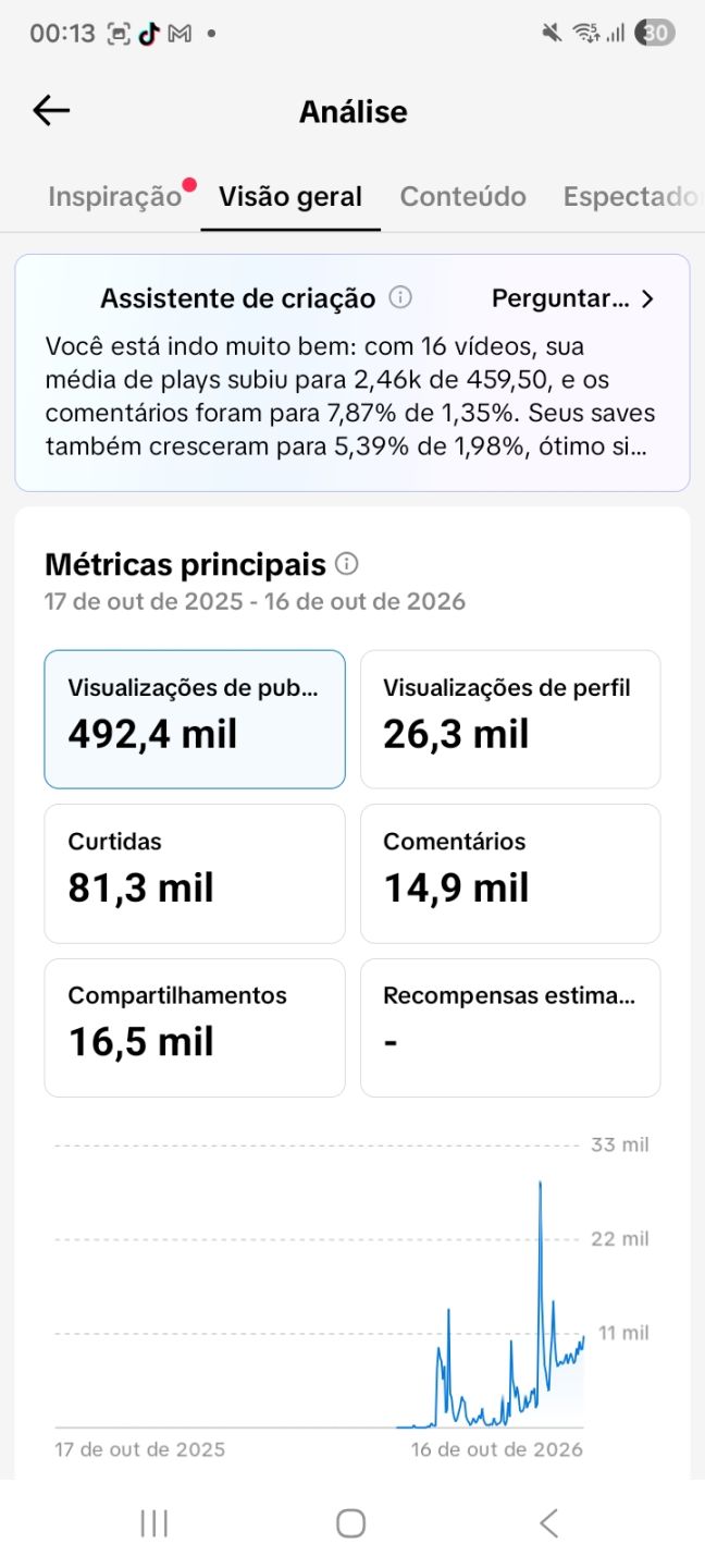 CONTA TIK TOK COM 28.OOO SEGUIDORES REAIS PRONTO PARA SEU USO (SUPORTE 24HORAS)
