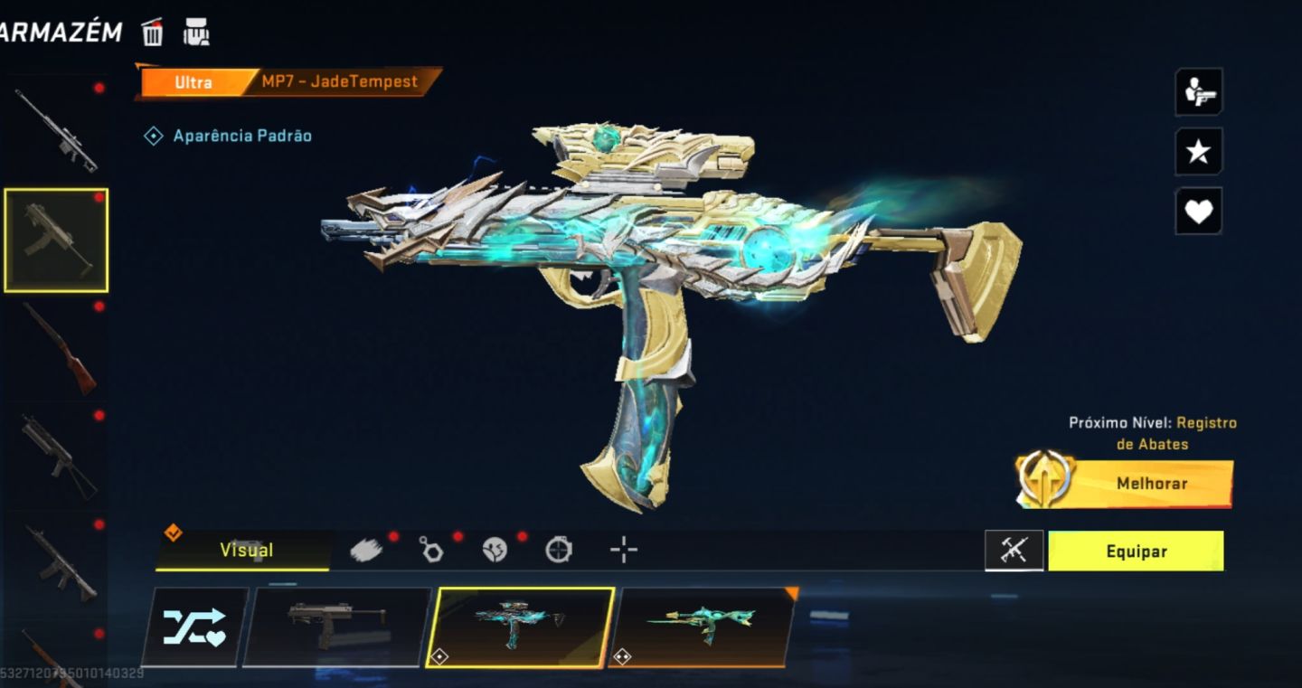 Conta blood strike faca EVO 3 eterna