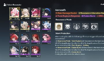 [Wuthering Waves] CONTA INICIAL NA | UL 8 Aemeath+Lynae+Lupa