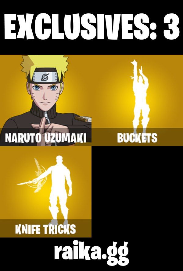 166 skins | Renegade Raider | Naruto Uzumaki oportunidade!