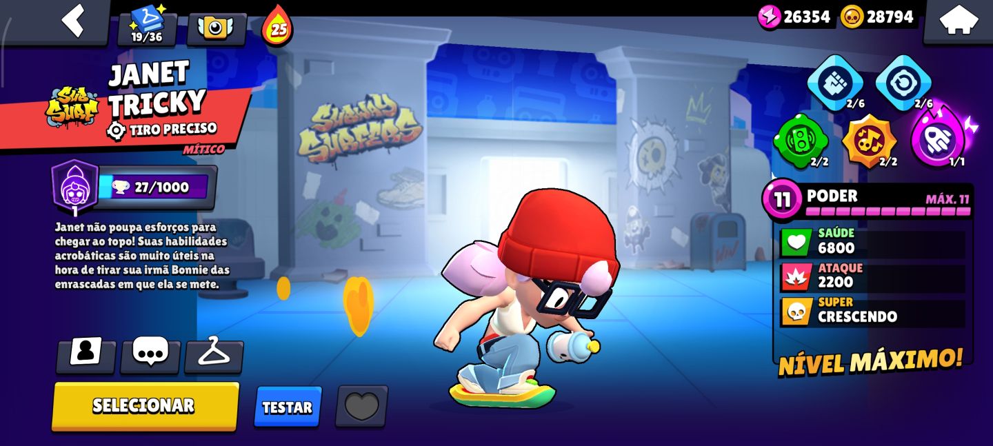 BRAWL STAR| 37.987 Troféus |107 Brawler | Muitos Poder 11 | Conta Completo