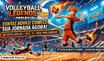 Contas de Volleyball Legends ( Menor preço de mercado)!!!