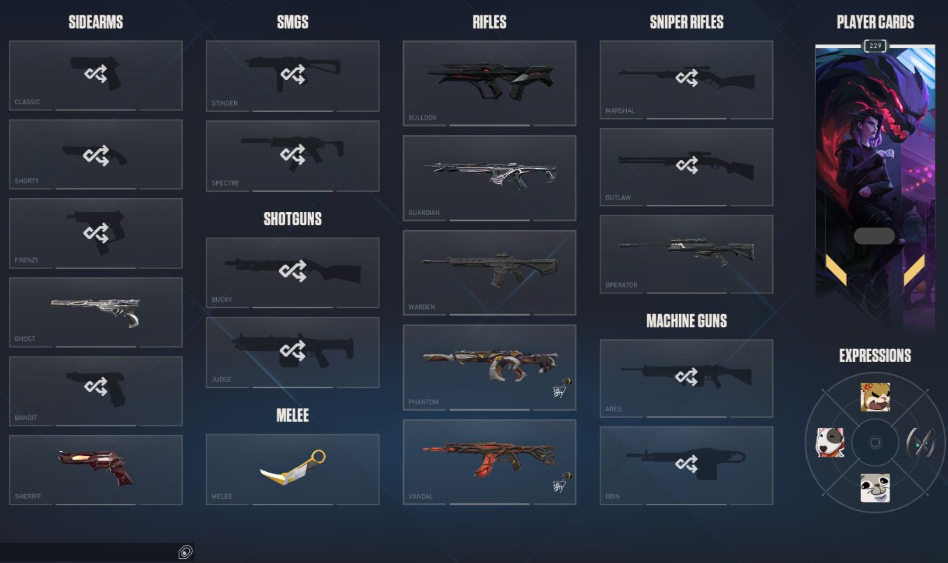 Conta Valorant FULL AGENTES, LVL 210+, PEAK ASC 2 e COM BOAS SKINS