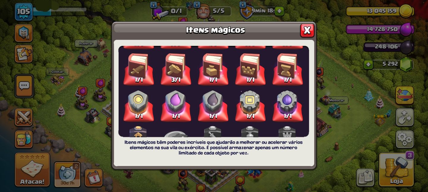 Conta Clash Of Clans full cv11