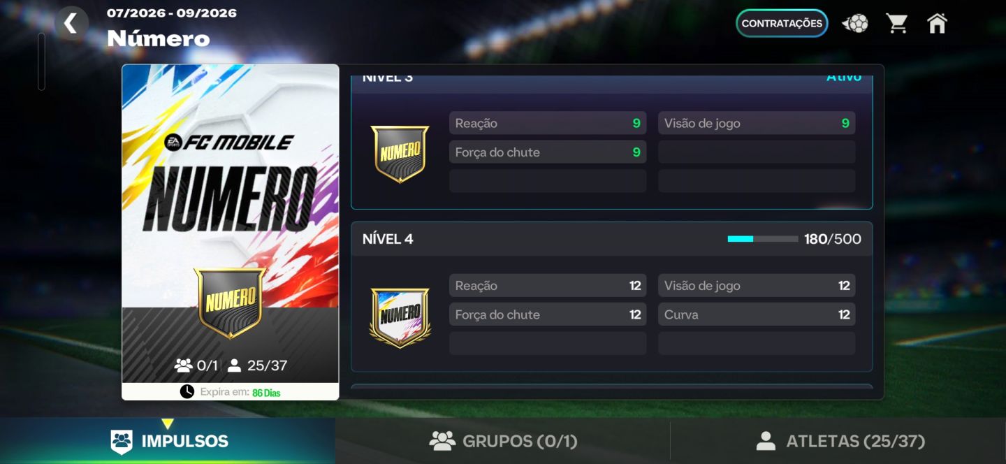 Conta braba de fc mobile ger 128