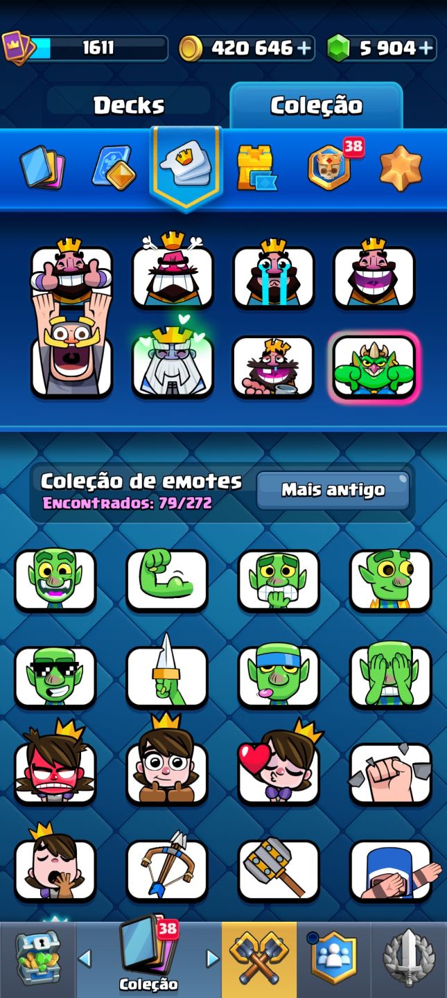 CONTA CLASH 4500K GEMAS 13000K TROFEUS