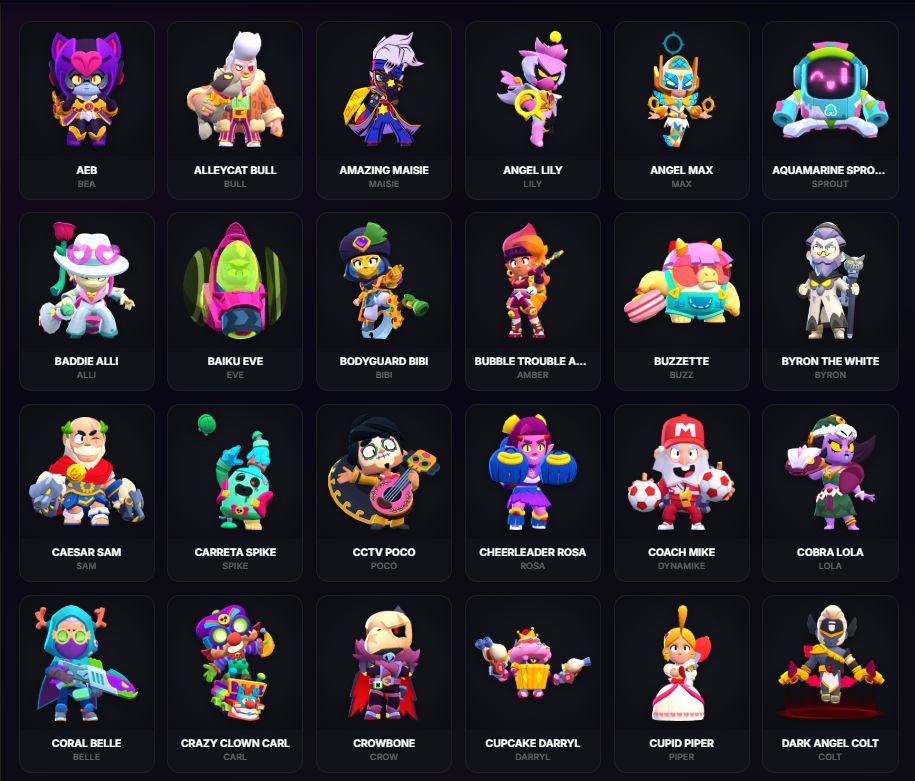 CONTA BRAWL STARS OG | 72K TROFÉUS | LENDÁRIO I BEST | 107 BRAWLERS (49 P11) | M