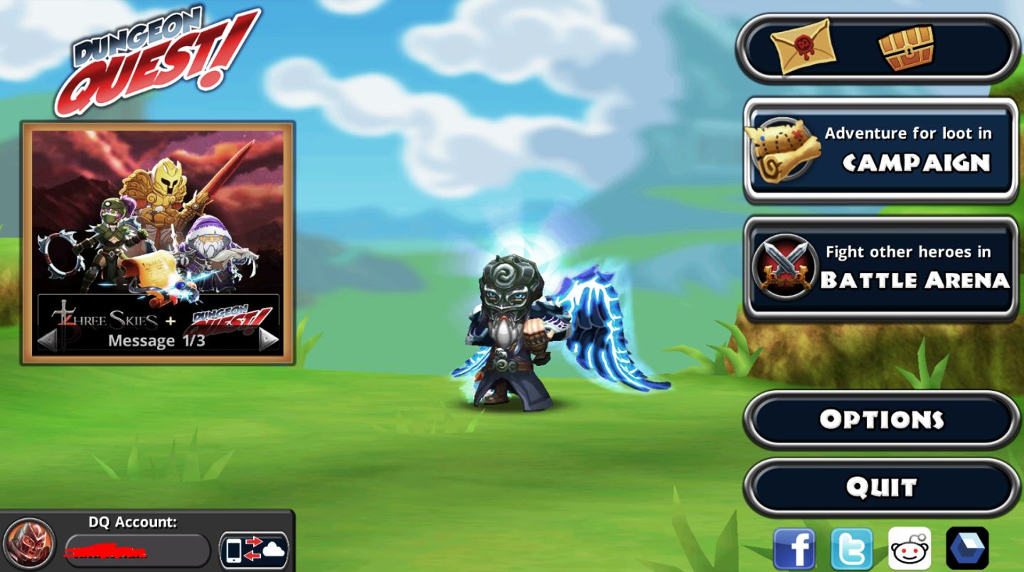 DUNGEON QUEST | MOEDAS E SKINS PAGAS | ANDROID E iOS