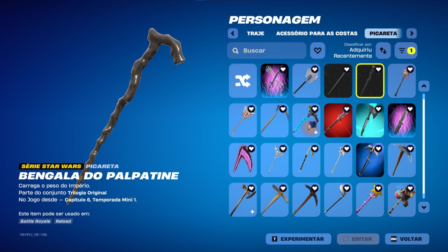 Conta de fortnite tryhard com 281 skins